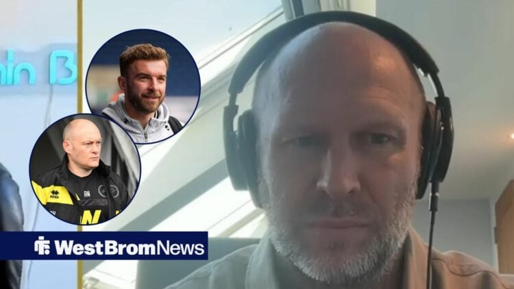 Alex Neil and James Morrison (inset), as Sam Parkin looks on