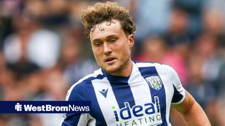Callum Styles playing for West Brom