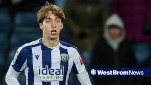 Harry Whitwell playing for West Brom