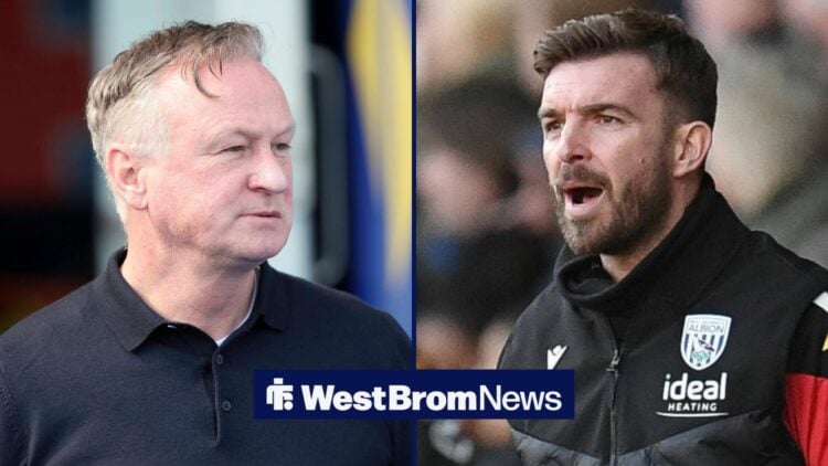 Michael O'Neill alongside a circle inset of James Morrison.