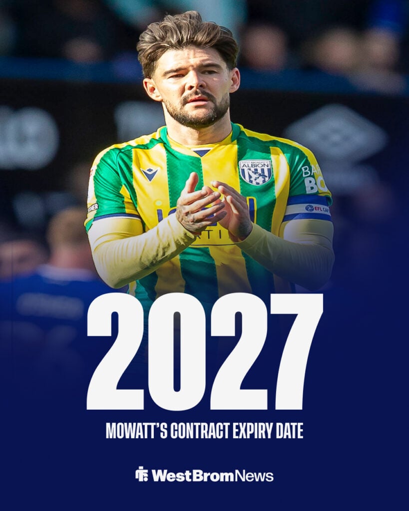 Alex Mowatt of West Brom applauds the supporters after the Sky Bet Championship match between Ipswich Town and West Bromwich Albion.