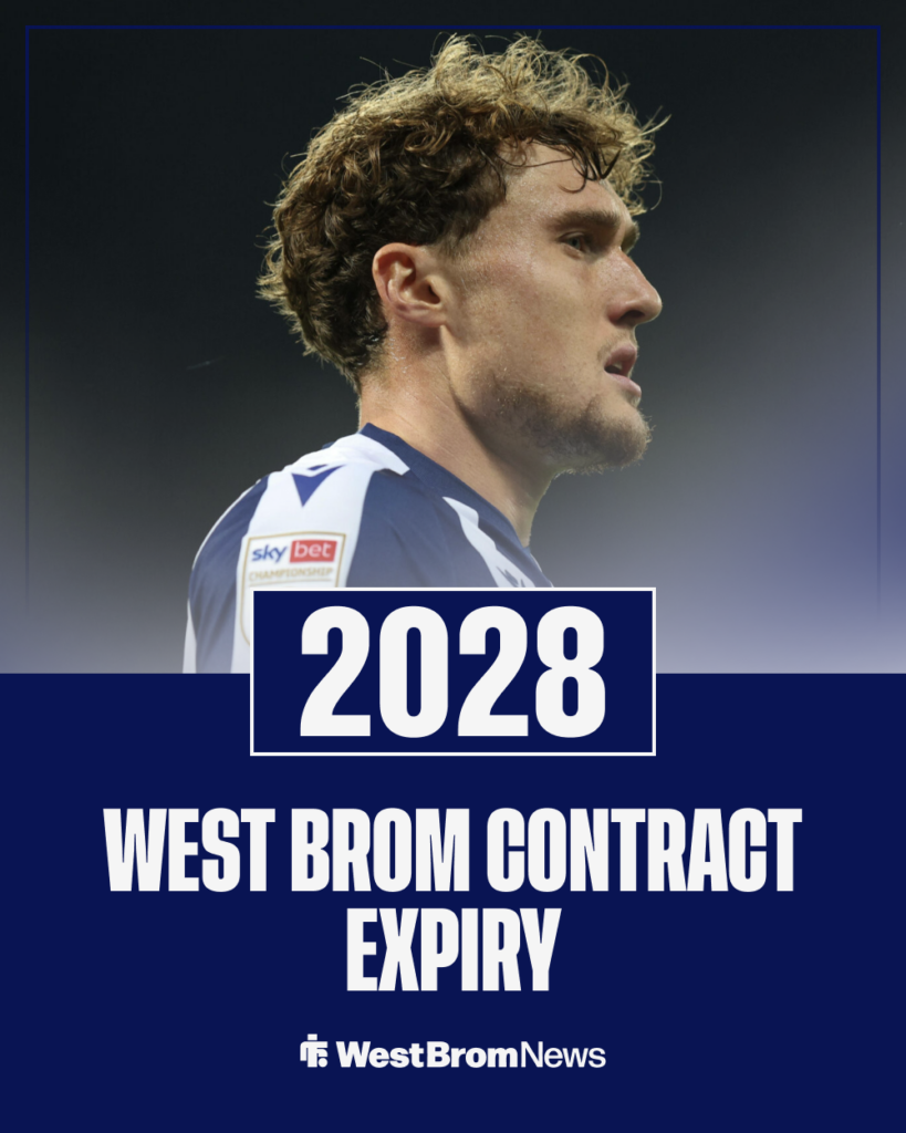 Callum Styles West Brom contract expiry 1