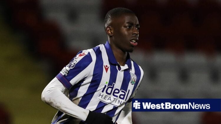 Eseosa Sule of West Bromwich Albion during the Premier League 2 U21s clash with Wolverhampton Wanderers.
