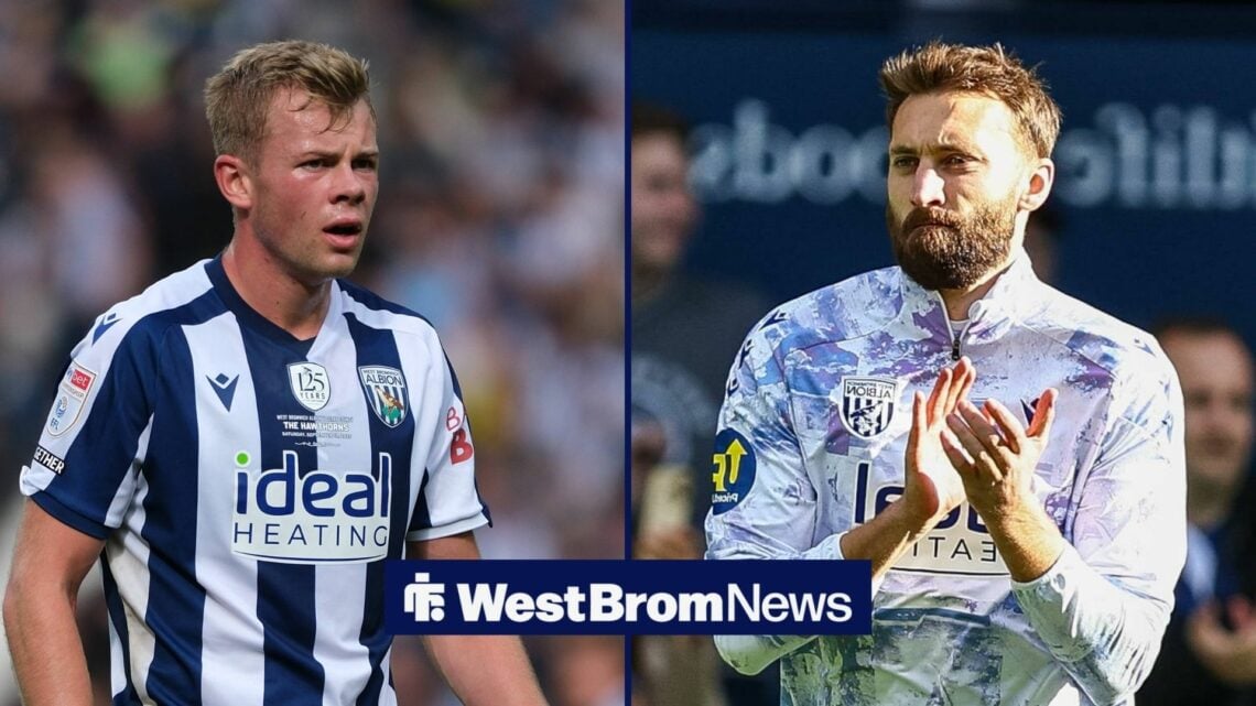 Aune Heggebo of West Bromwich Albion is seen in action during the EFL Championship Football match between West Bromwich Albion versus Derby County,...