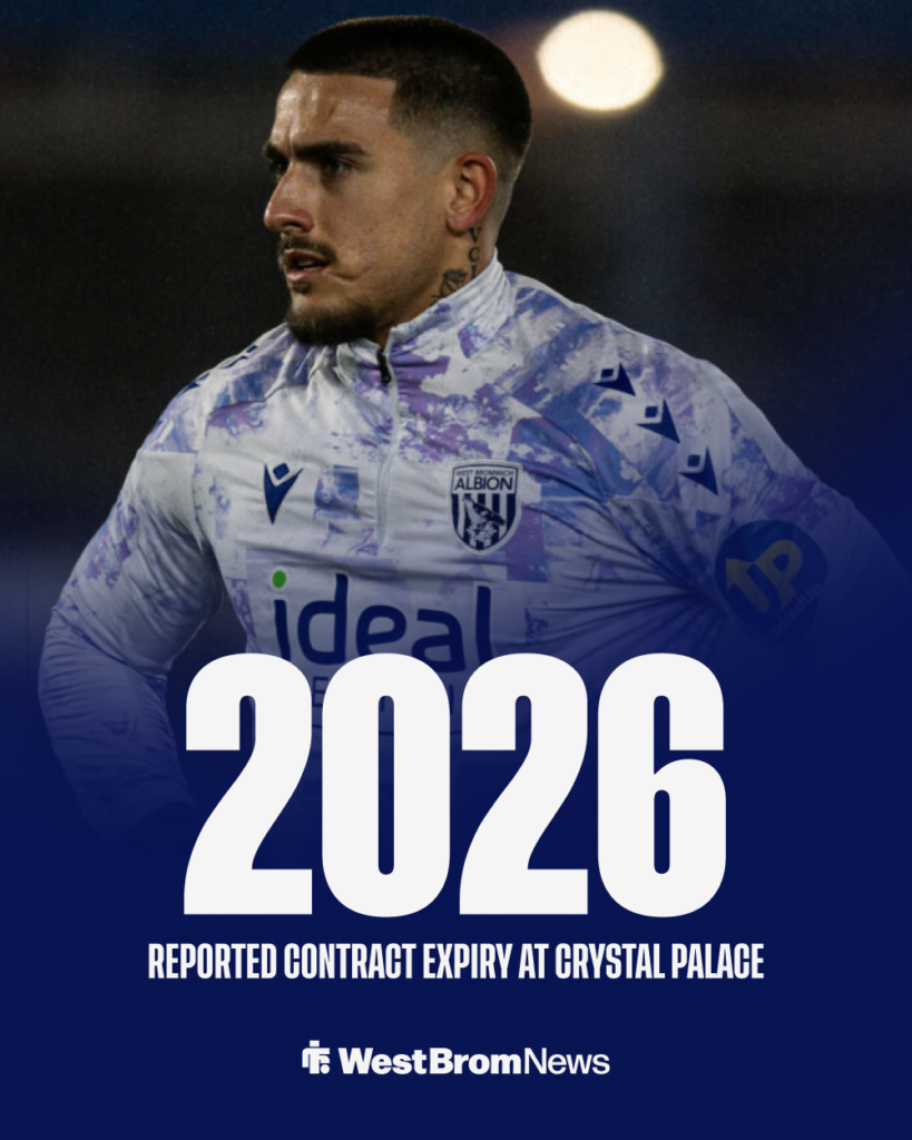 West Brom Danny Imray Crystal Palace contract
