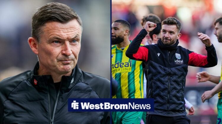 A 50-50 split image of Paul Heckingbottom and James Morrison.