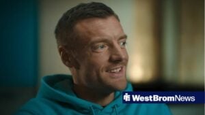 Jamie Vardy being interviewed in his Netflix documentary, Untold UK: Jamie Vardy