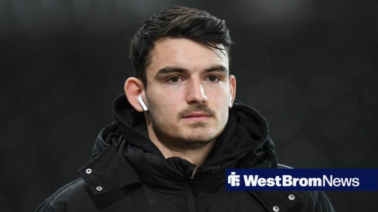 Max O'Leary looks on for West Brom