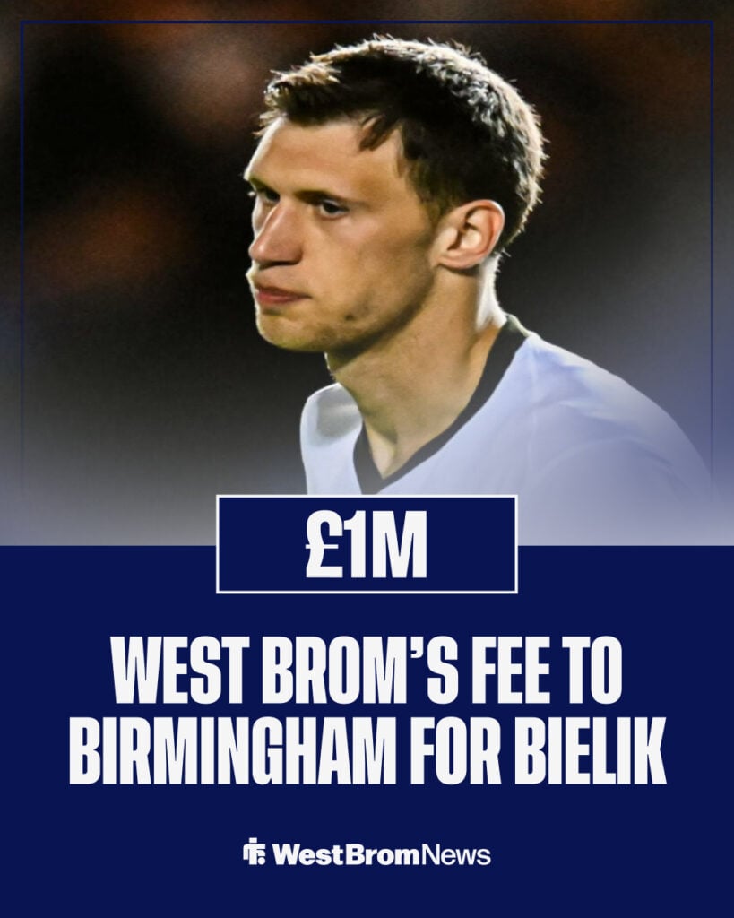 West Brom's fee for Krystian Bielik's transfer.