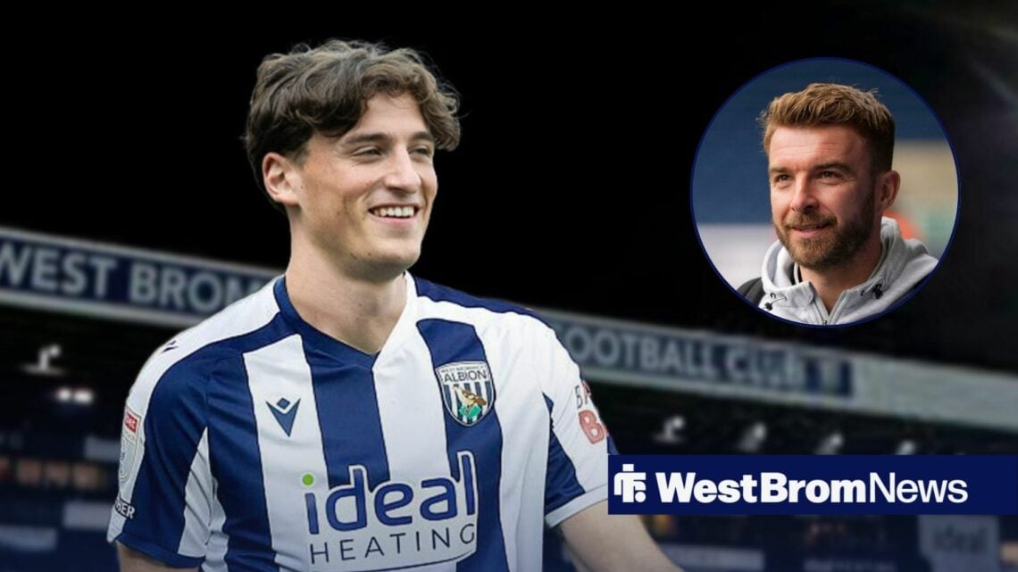 Falkirk striker Barney Stewart wearing a West Brom shirt, James Morrison coach at West Bromwich Albion arrives at the stadium before the Sky Bet Ch...