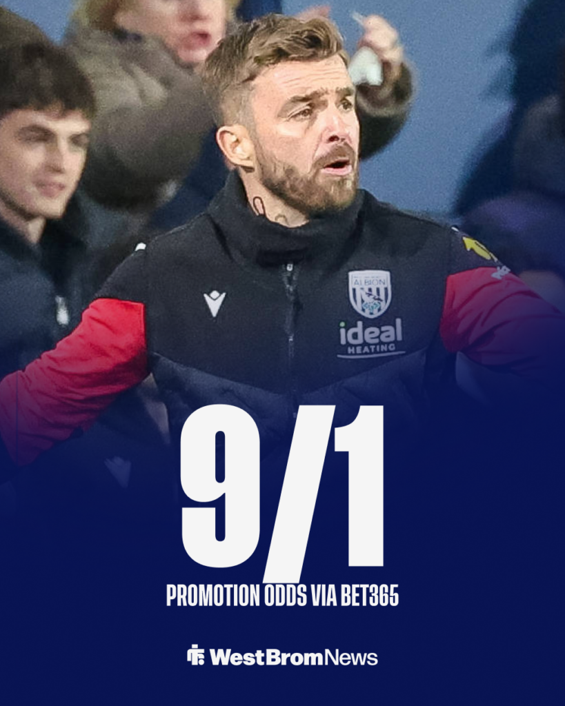 West Brom promotion odds